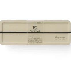 Ask av återvunnet papper, MIDORI PULP PEN STORAGE, vit