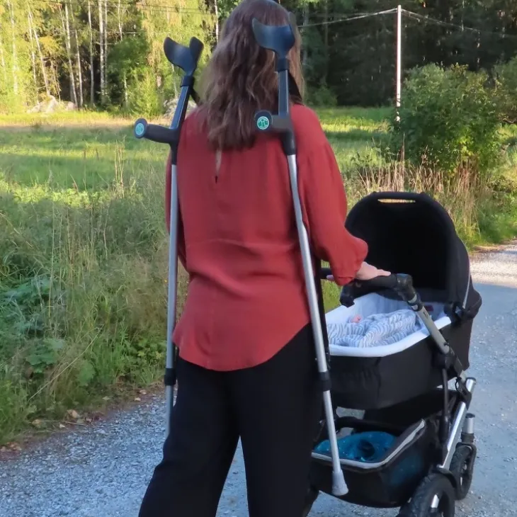 Axelrem till krycka