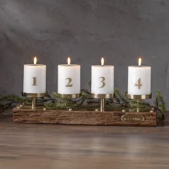 Batteridrivna adventsljus med nummer
