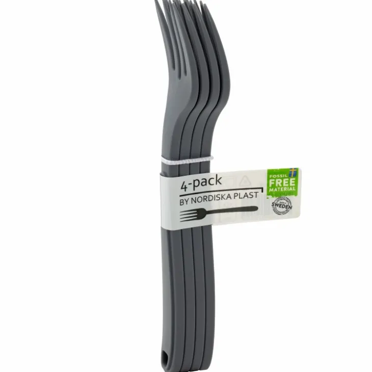 Bestick i ECO-plast, 4-pack