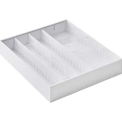 Besticklåda, Justerbar, TOWER CUTLERY CASE, Yamazaki, 35 x 30~47,5 x H 5,5 cm