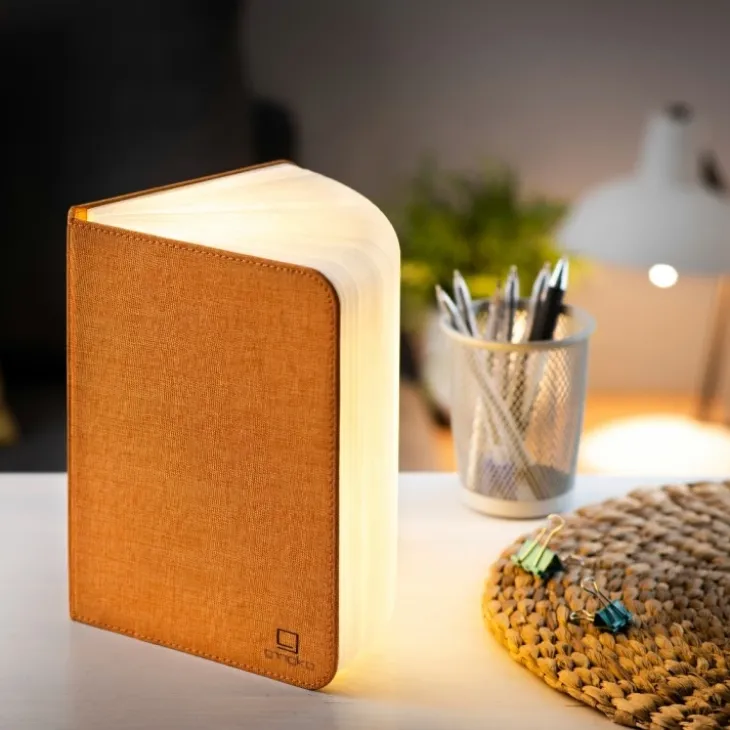Bokformad lampa