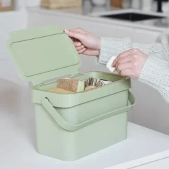 Bordspapperskorg med handtag 5L, SmartStore