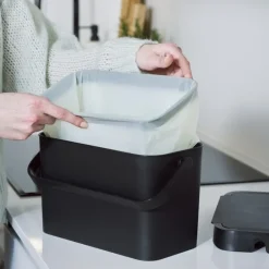 Bordspapperskorg med handtag 5L, SmartStore