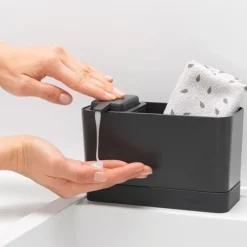 Diskbänksförvaring med tvålpump, Brabantia
