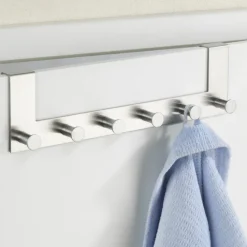 Dörrhängd kroklist 6 krokar i metall