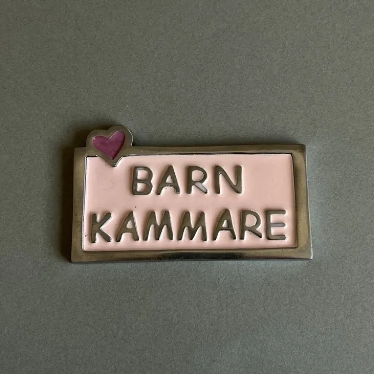 Dörrskylt, barnkammare