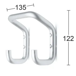 Dubbelkrok i aluminium, Habo