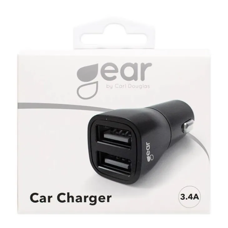 Dubbel USB-laddare, 12V