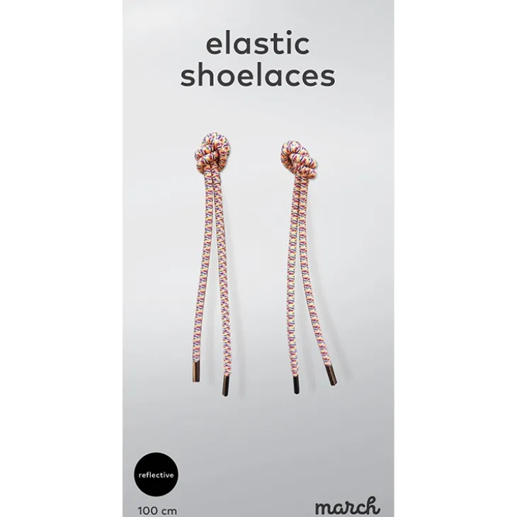 Elastiska skosnören med reflexer