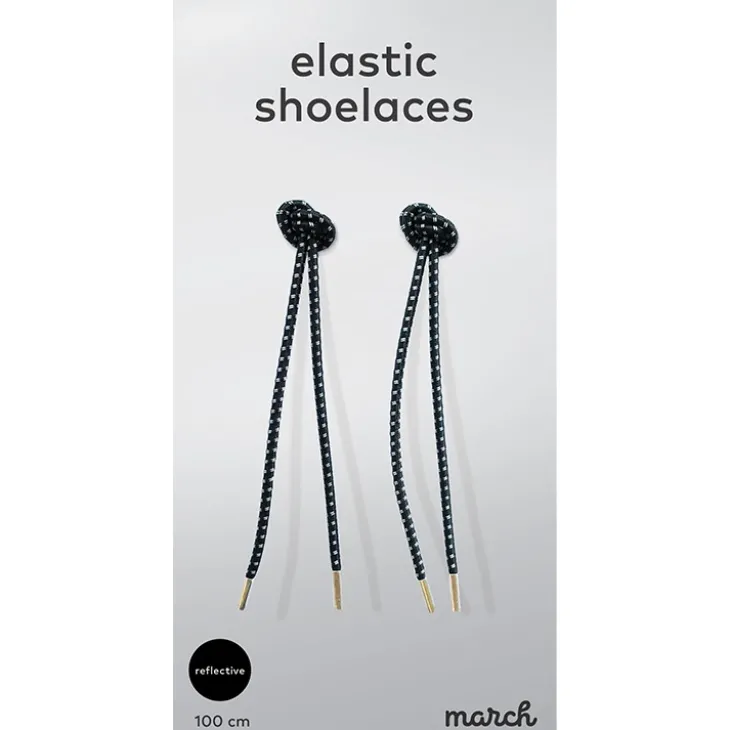 Elastiska skosnören med reflexer