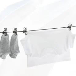 Elastisk klädlina med klämmor
