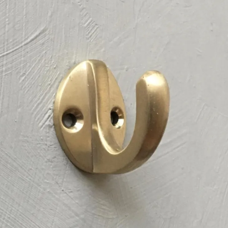 Enkelkrok i mässing