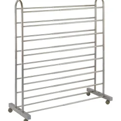 Expanderbar skohylla med hjul, 67-116cm