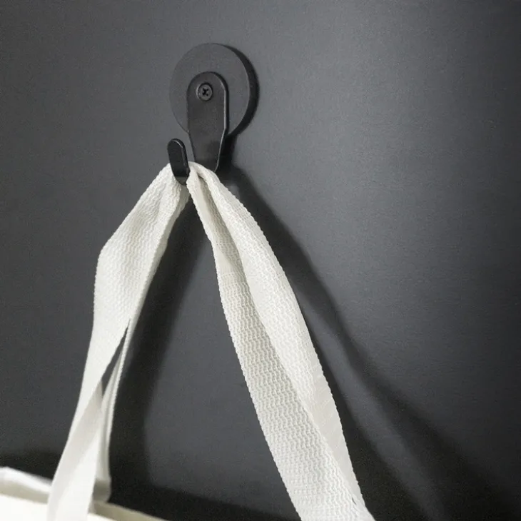 Extra stark magnetkrok 2-pack, Svart