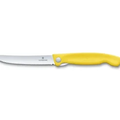 Fällbar picknickkniv med tandat blad