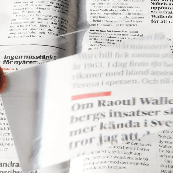 Förstoringsglas till plånboken