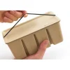 Förvaringsask i återvunnen papp, Beige