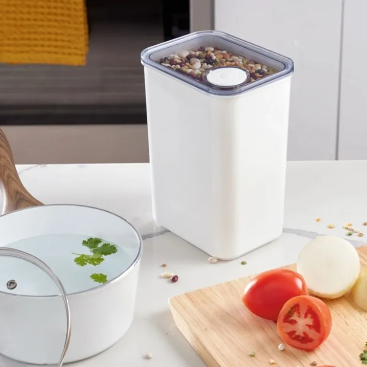 Förvaringsburk med fliplock 4,3L, iDesign