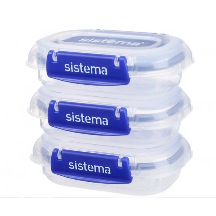 Förvaringsburk mini 3-pack 0,18L, Sistema