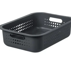 Förvaringskorg i återvunnen plast 6L, SmartStore, Grå