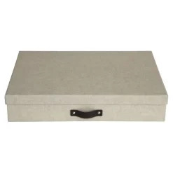 Förvaringslåda A3, Sverker canvas, Bigso, Beige