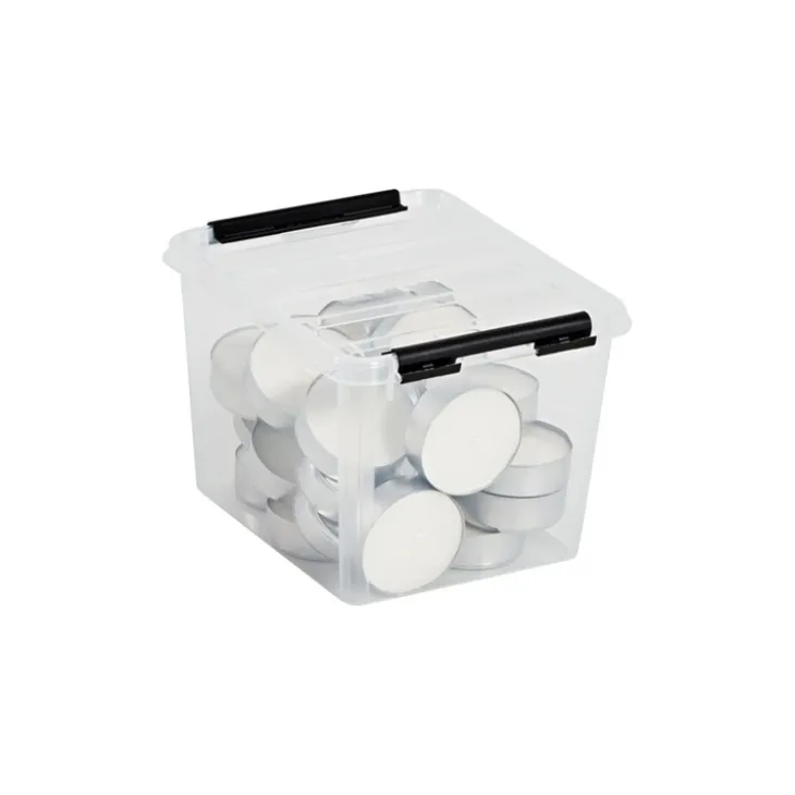 Förvaringslåda 3l, SmartStore, Klar/svart