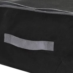 Förvaringslåda med vakuumpåse, 100x45x15cm, Svart