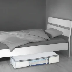 Förvaringslåda med vakuumpåse, 105x45x15cm, Vit