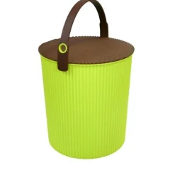 Hink med lock 20L, Omnioutil, Grön/Brun
