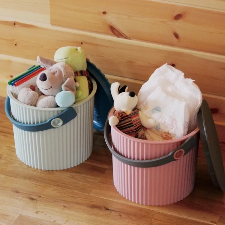 Hink med lock 4L, Omnioutil, Lila/Cerise
