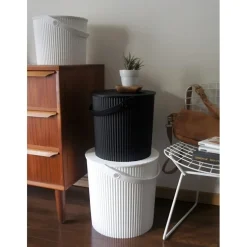 Hink med lock 8L, Omnioutil, Svart