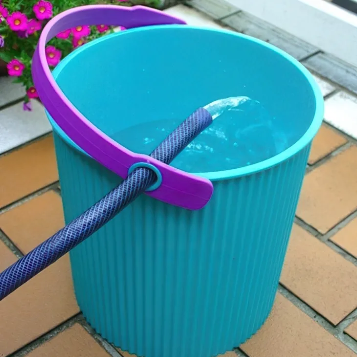 Hink med lock 20L, Omnioutil, Vit