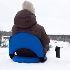 Hopfällbar stol med stoppad dyna