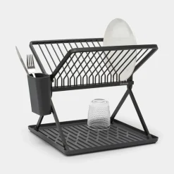 Hopfällbart diskställ, Brabantia, Mörkgrå