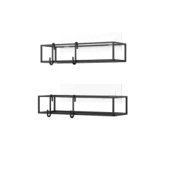 Hylla i metall 2-pack
