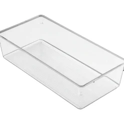 Insatslåda i plast, 30,5x15,2cm, iDesign
