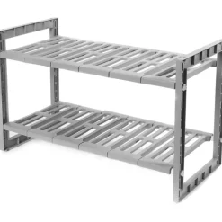 Justerbar förvaringshylla under diskbänk, 48-85cm