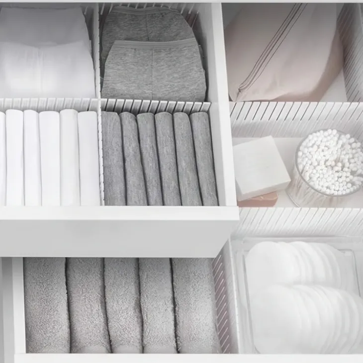 Justerbar lådavdelare 5-pack, Rayen