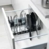 Justerbar stekpannsförvaring, 30-57cm