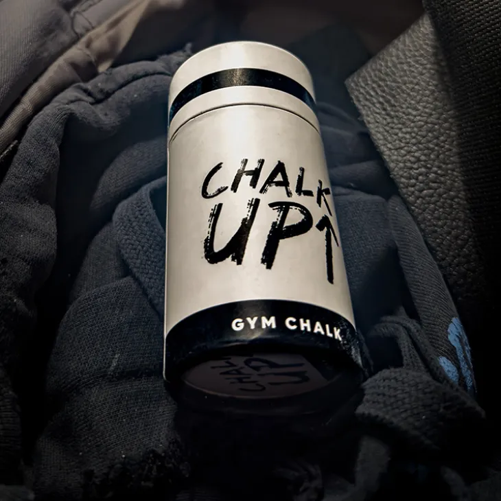 Kalkstift för träning, Chalk up