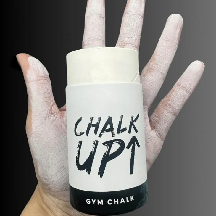 Kalkstift för träning, Chalk up