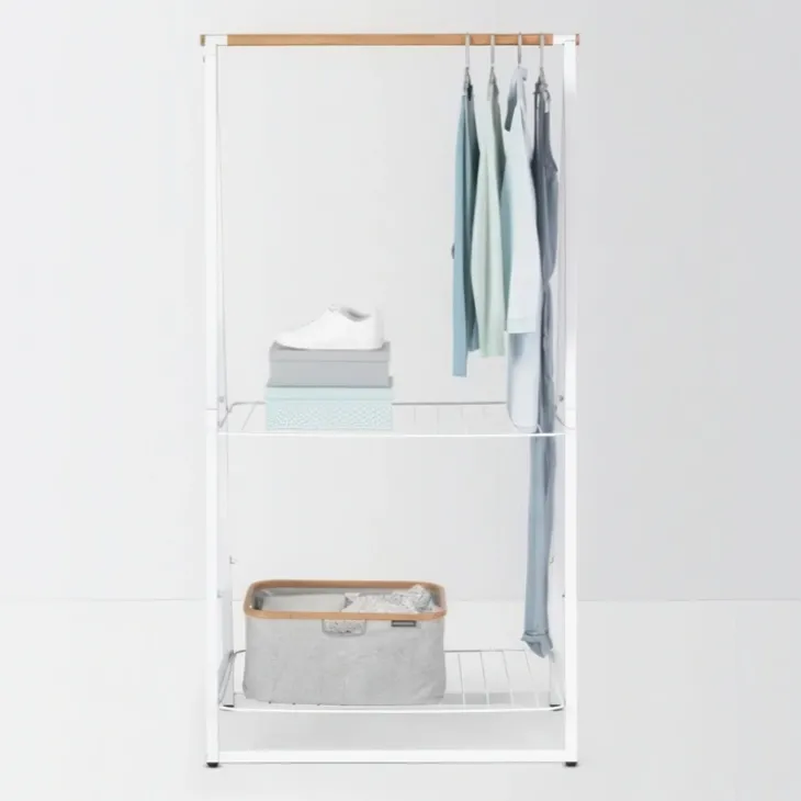 Klädställning med hyllor, Brabantia