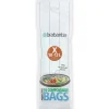 Kompsoterbar soppåse med dragband 10-pack 10-12L, Brabantia