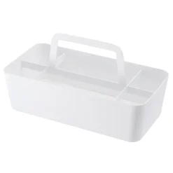 Korg i metall, TOWER TOOL BOX, 30 x 15 x H 15 cm, Yamazaki, Vit