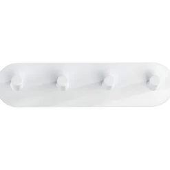 Kroklist, 4 krokar, Självhäftande, Metall, PIENCO QUADRO