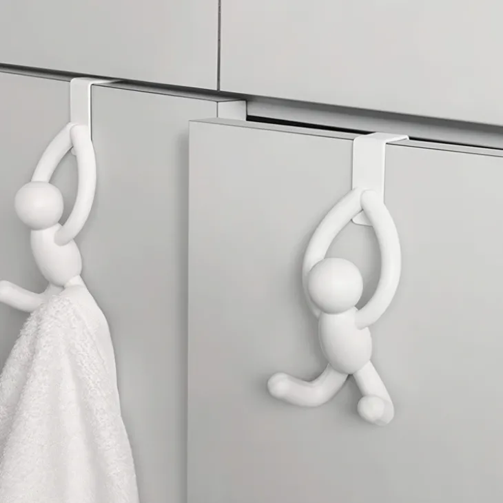 Krok till skåpdörr 2-pack, Buddy, Umbra