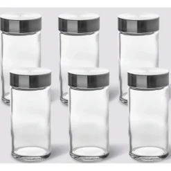Kryddburkar i glas 6-pack, 5five