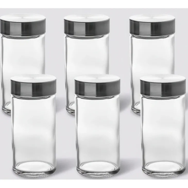 Kryddburkar i glas 6-pack, 5five