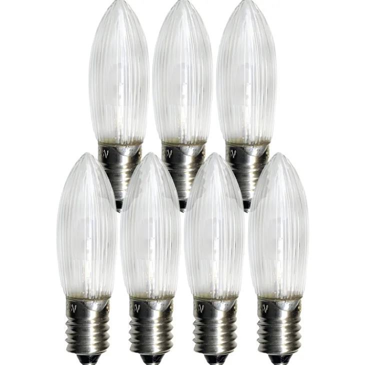 LED-lampor till ljusstakar och julgransljus 7-pack